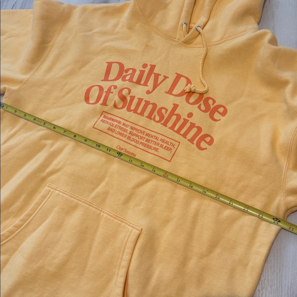 Our Seasns Daily Dose of Sunshine Hoodie Extra Large - Picture 5 of 5